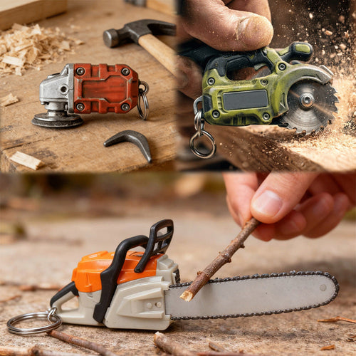 🔥2026 Chinese New Year Special Offer🪚Mini Functional Power Tool Keychain Set