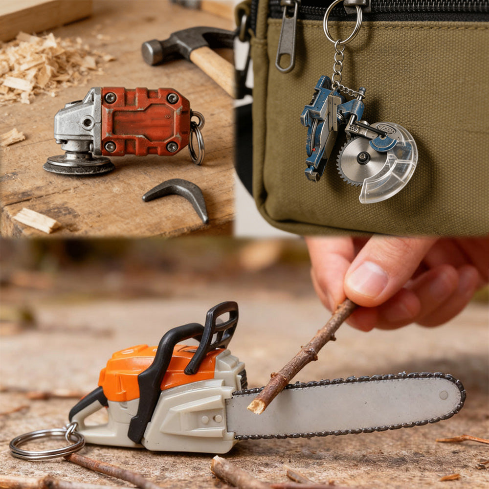 🔥2026 Chinese New Year Special Offer🪚Mini Functional Power Tool Keychain Set