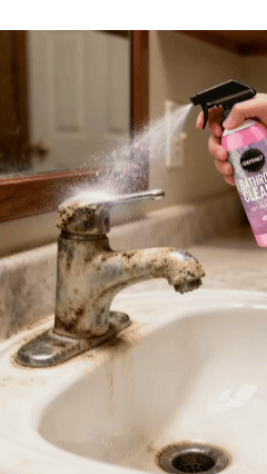 💥Limited-time promotion✨ Bathroom Cleaner: Sparkle in Seconds, No Harsh Fumes