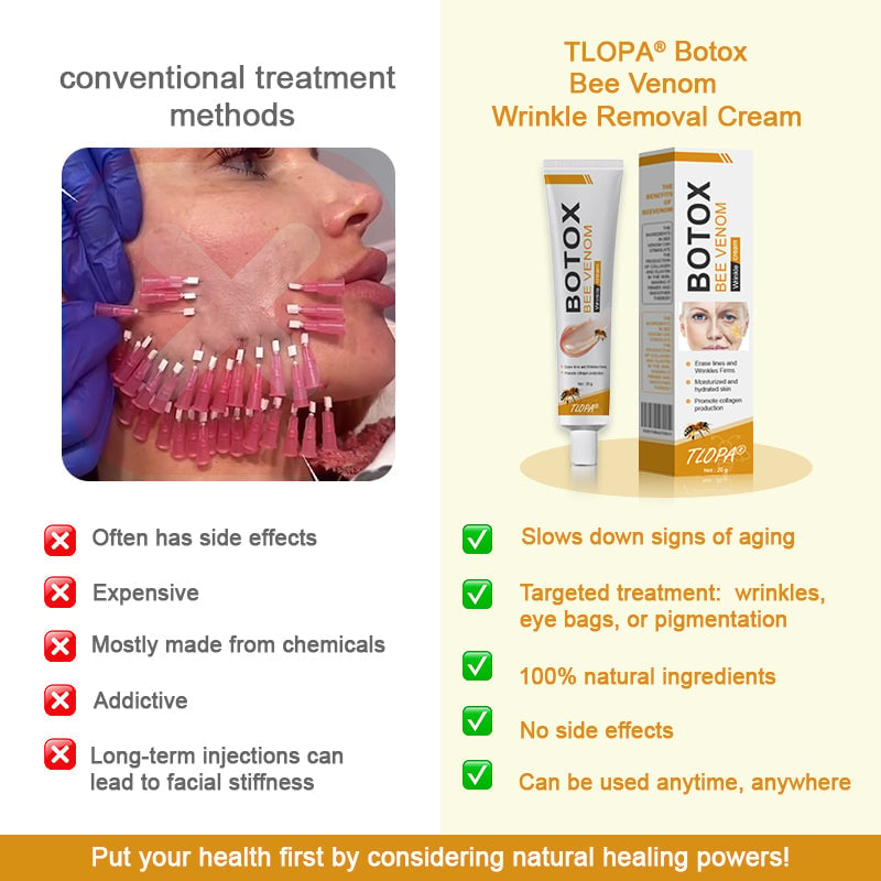 🔥 Limited-Time Special🔥Bee Venom Wrinkle Removal Cream